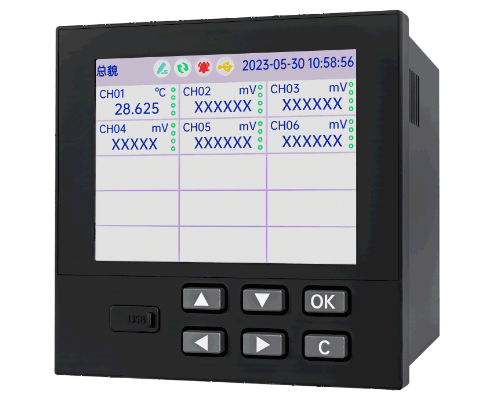 MIK-RN3000-1_18 路萬能模擬輸入 3.5 英寸彩色液晶屏無紙記錄儀_溫度_壓力_多種參數
